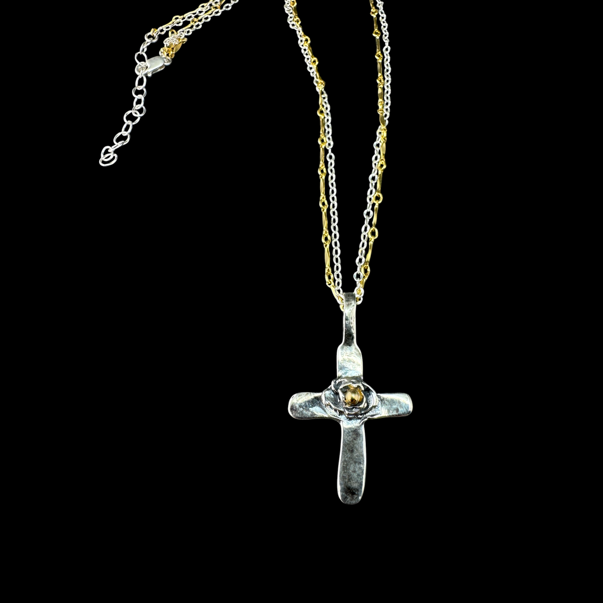 Desert Rose Cross