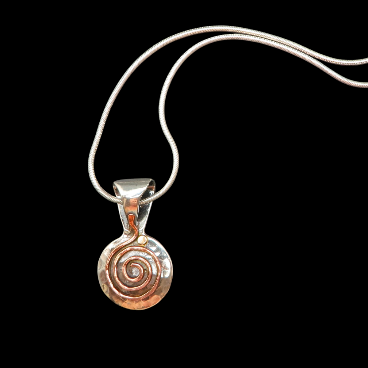 Round Spiral Necklace