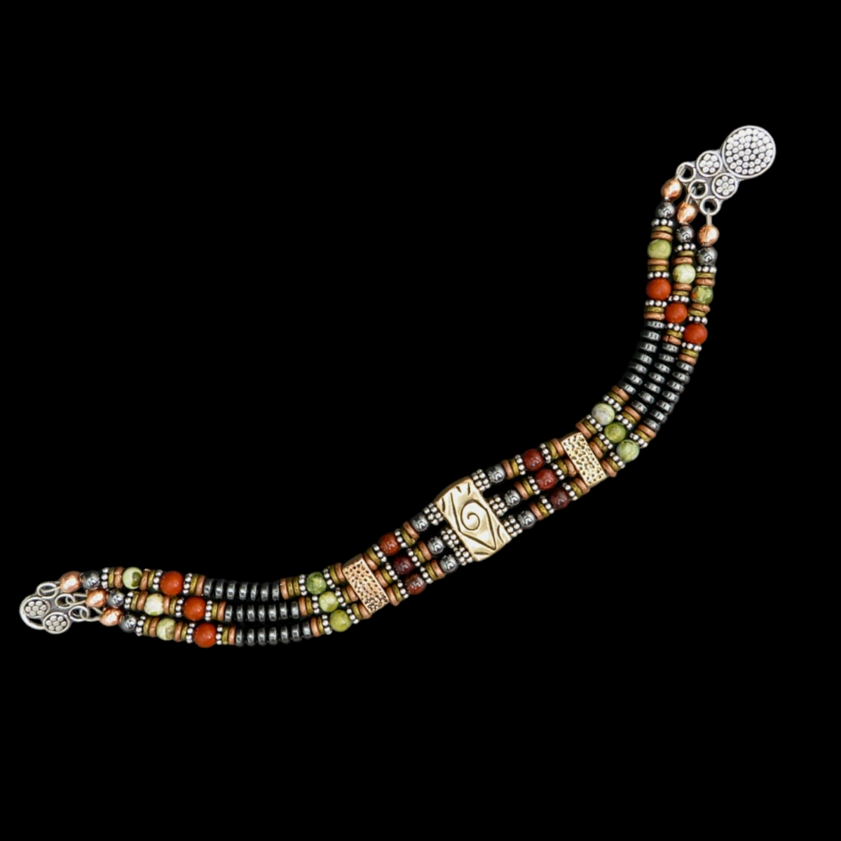 Triple Strand Roots Bracelet