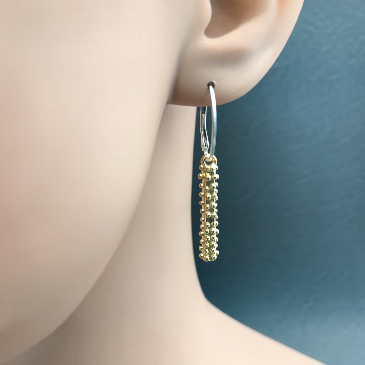 Granulated Ingots Earrings