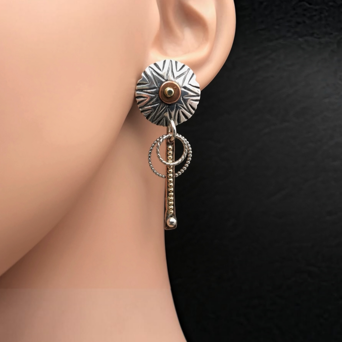 Starburst Concho Earrings