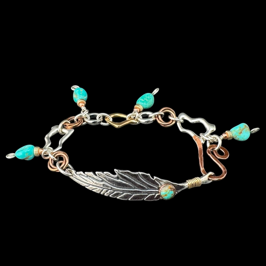 Angel Wing Link Bracelet