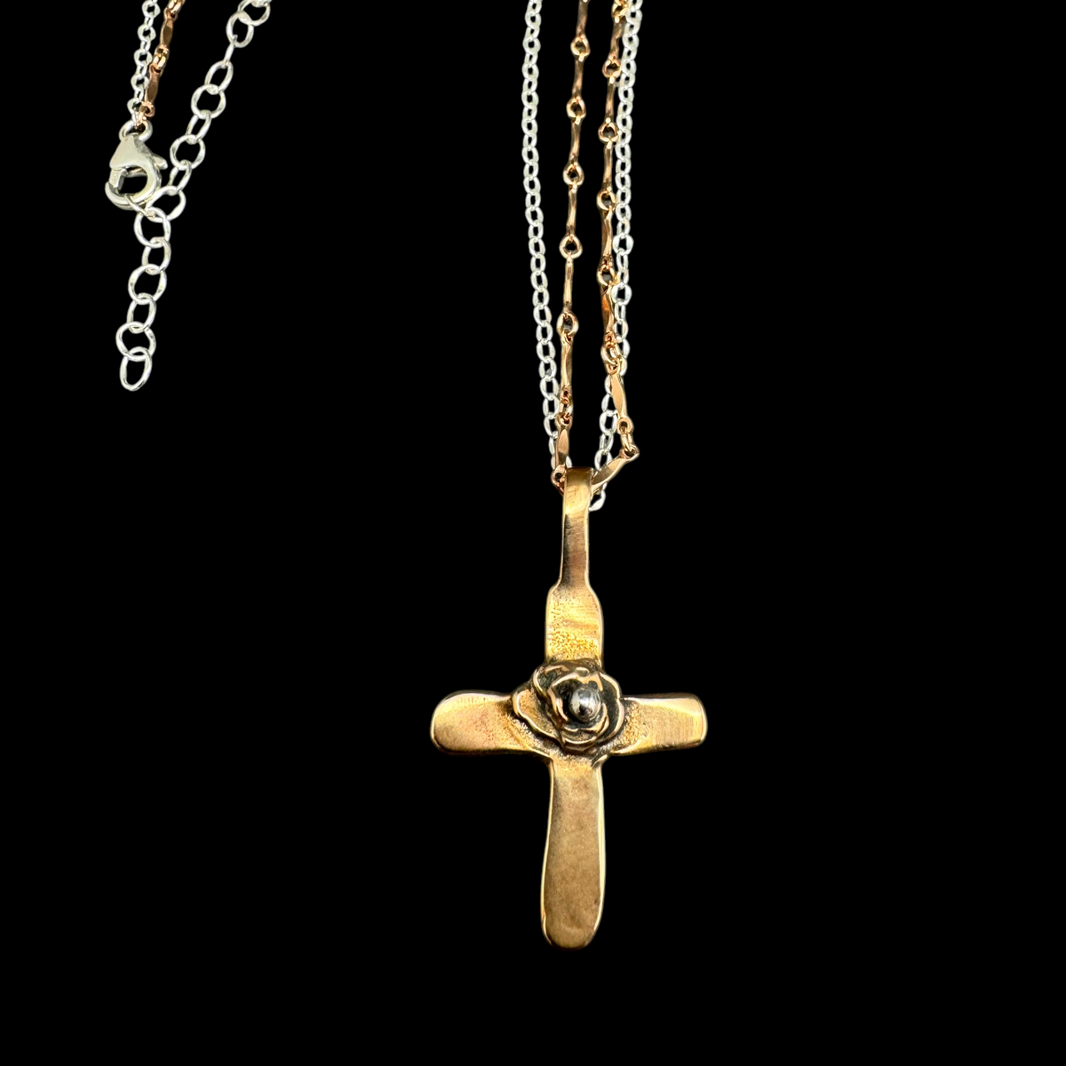Desert Rose Cross