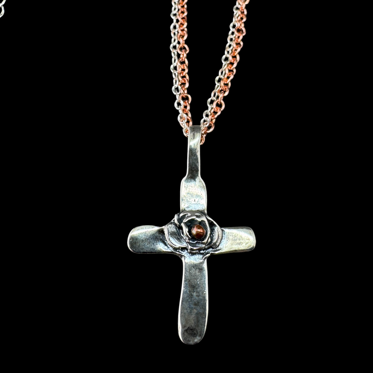 Desert Rose Cross