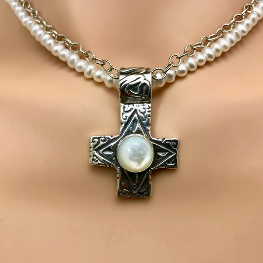 Mother of Pearl Equality Necklace