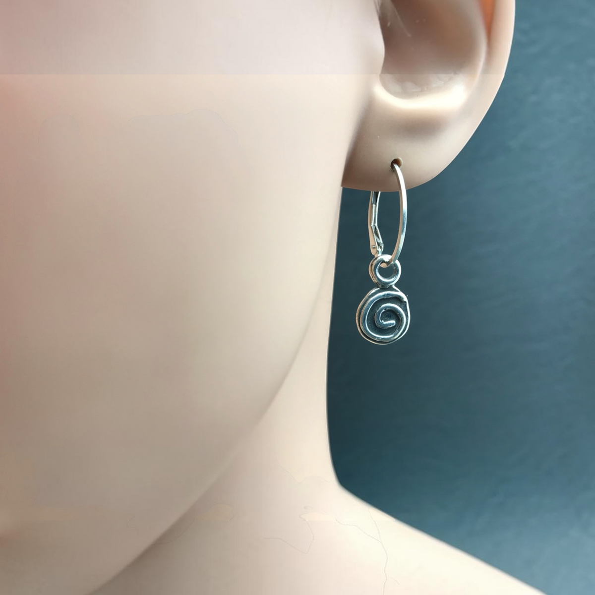 Petite Round Spirals Earrings