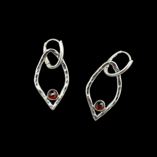 Single Flame Earrings