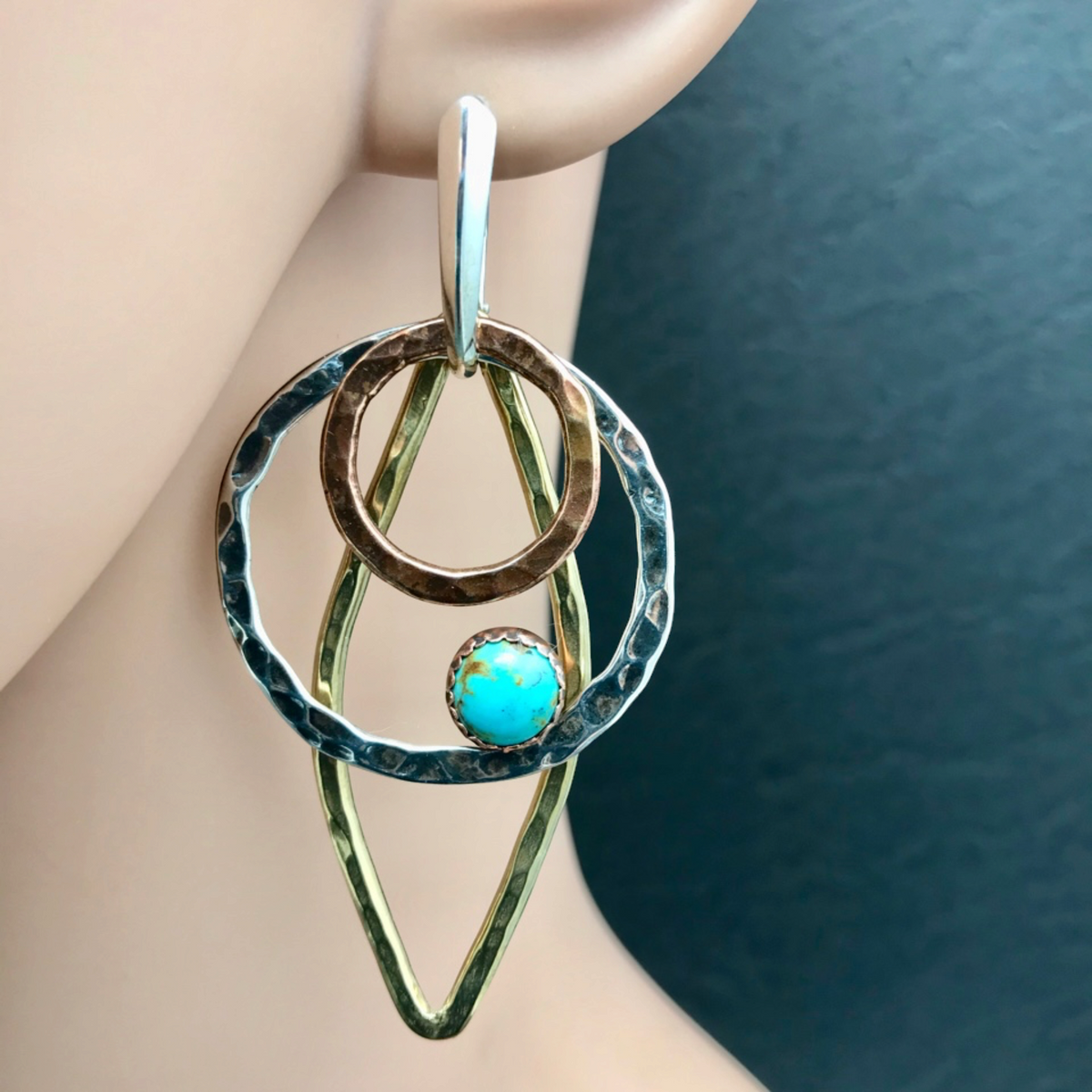 Stone Trilogy Moon Phases Earrings