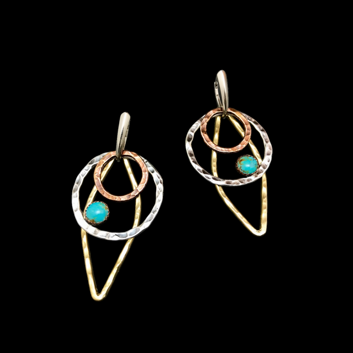 Stone Trilogy Moon Phases Earrings