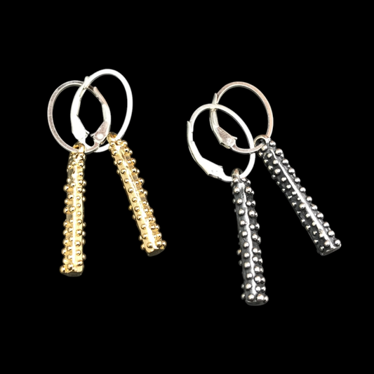 Granulated Ingots Earrings