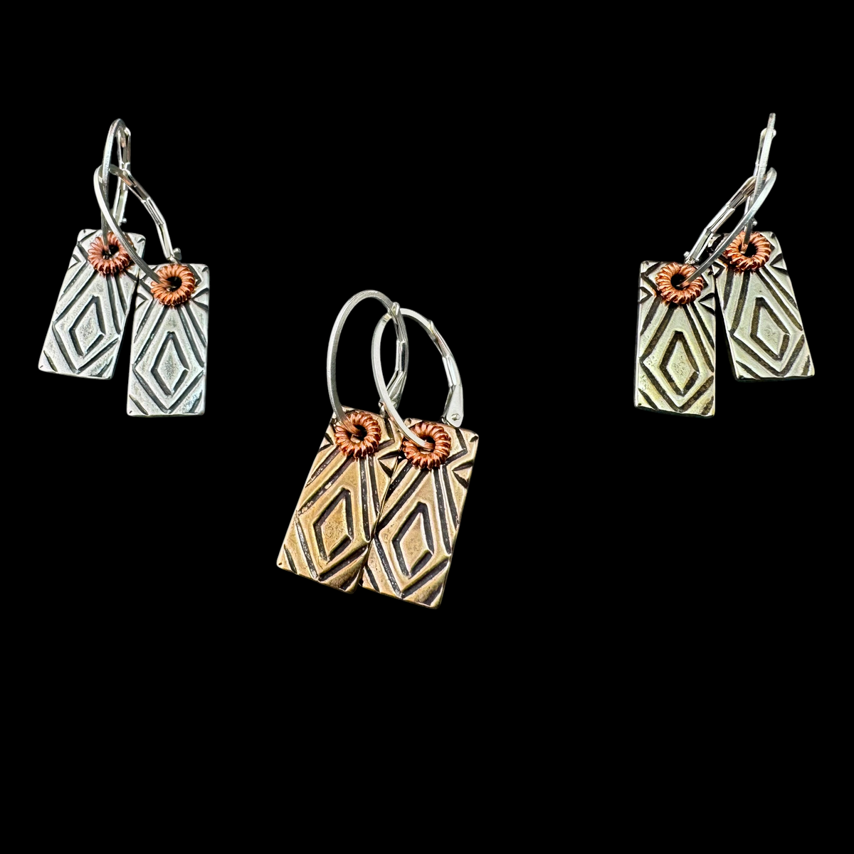 Reflection Rectangles Earrings