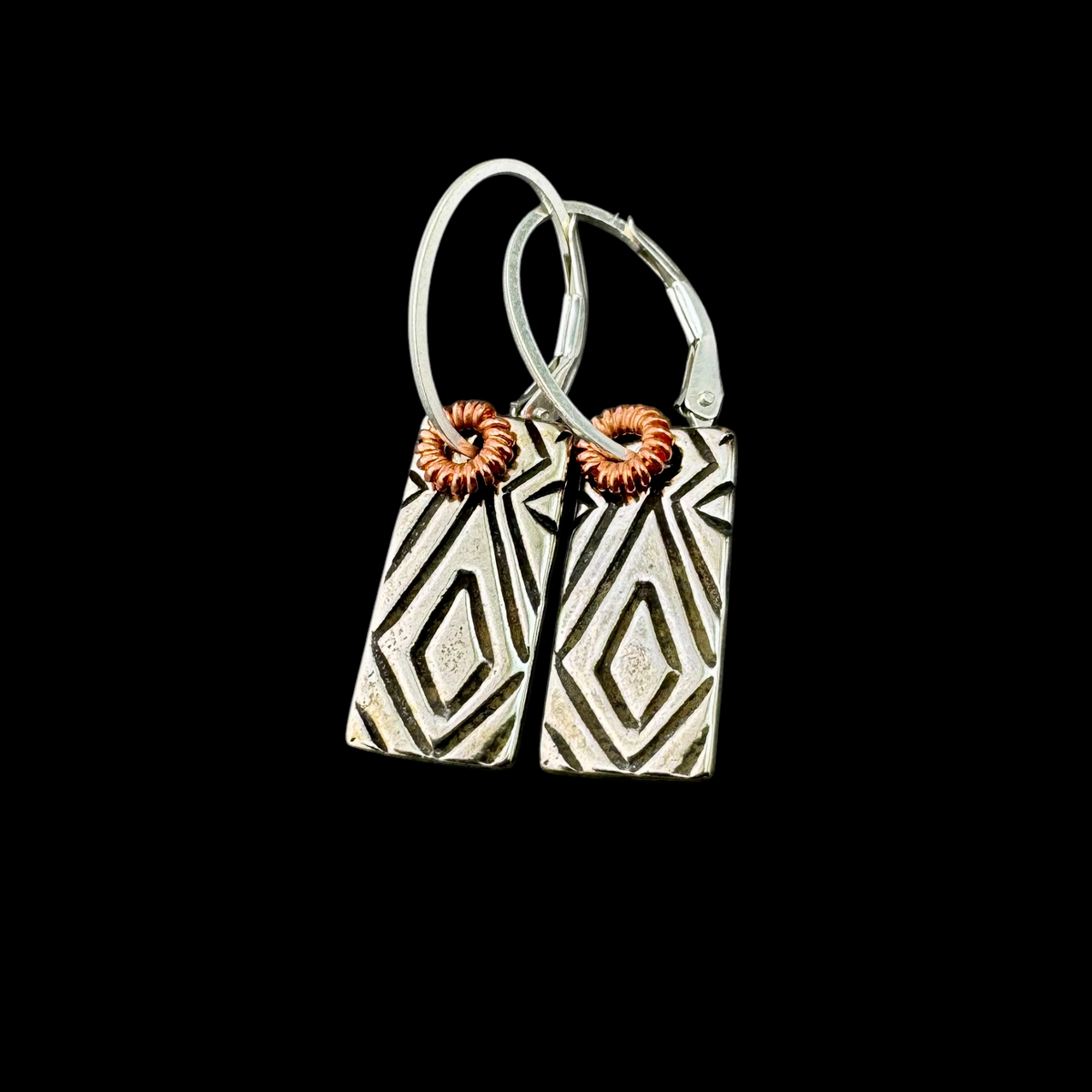 Reflection Rectangles Earrings