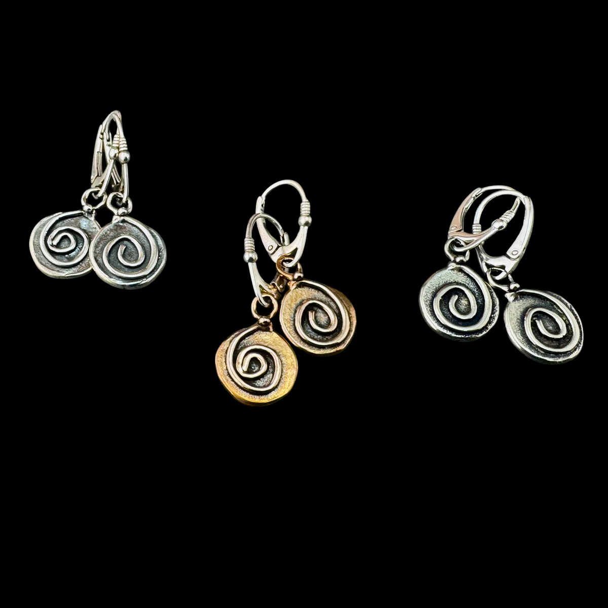 Round Spirals Earrings