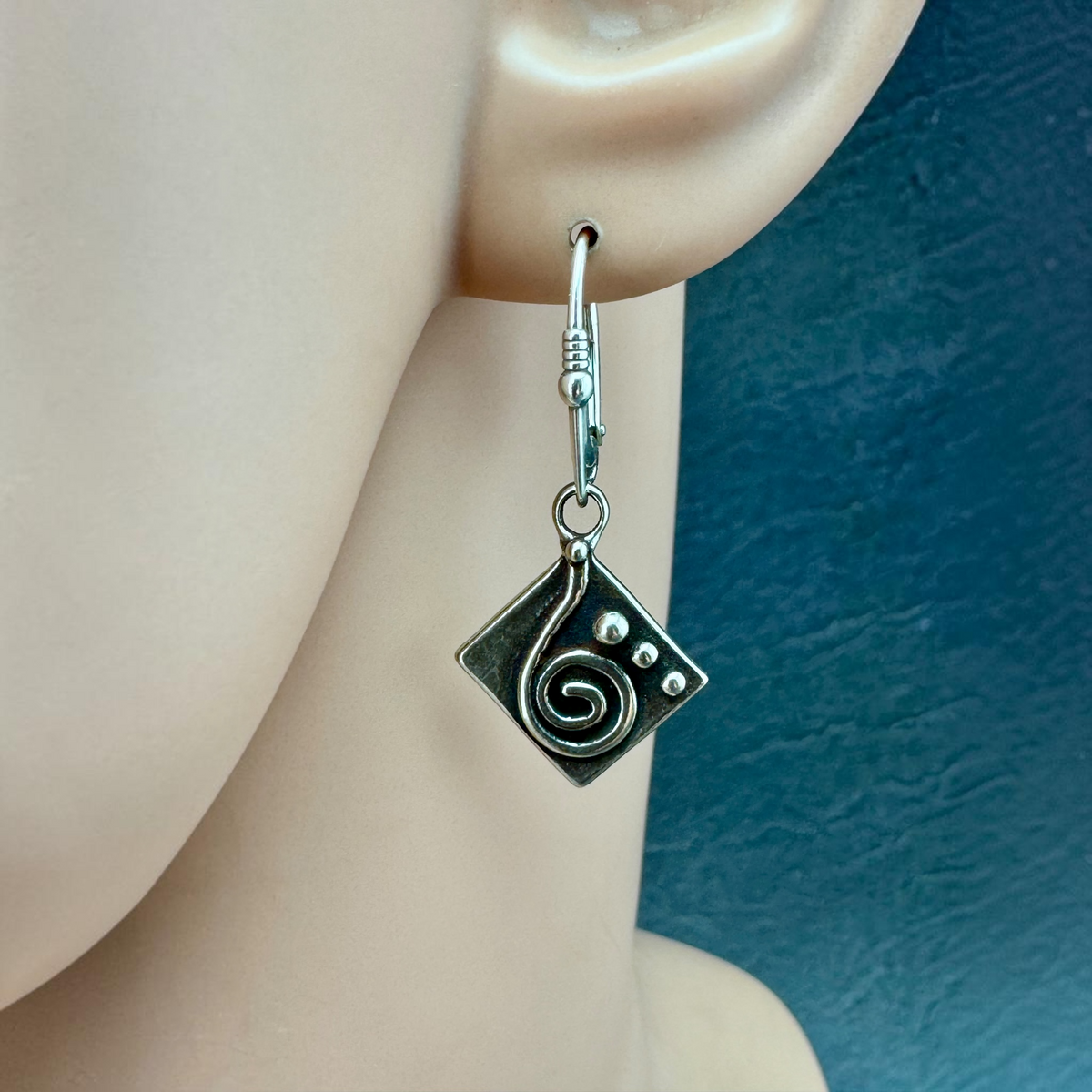 Square Spirals Earrings
