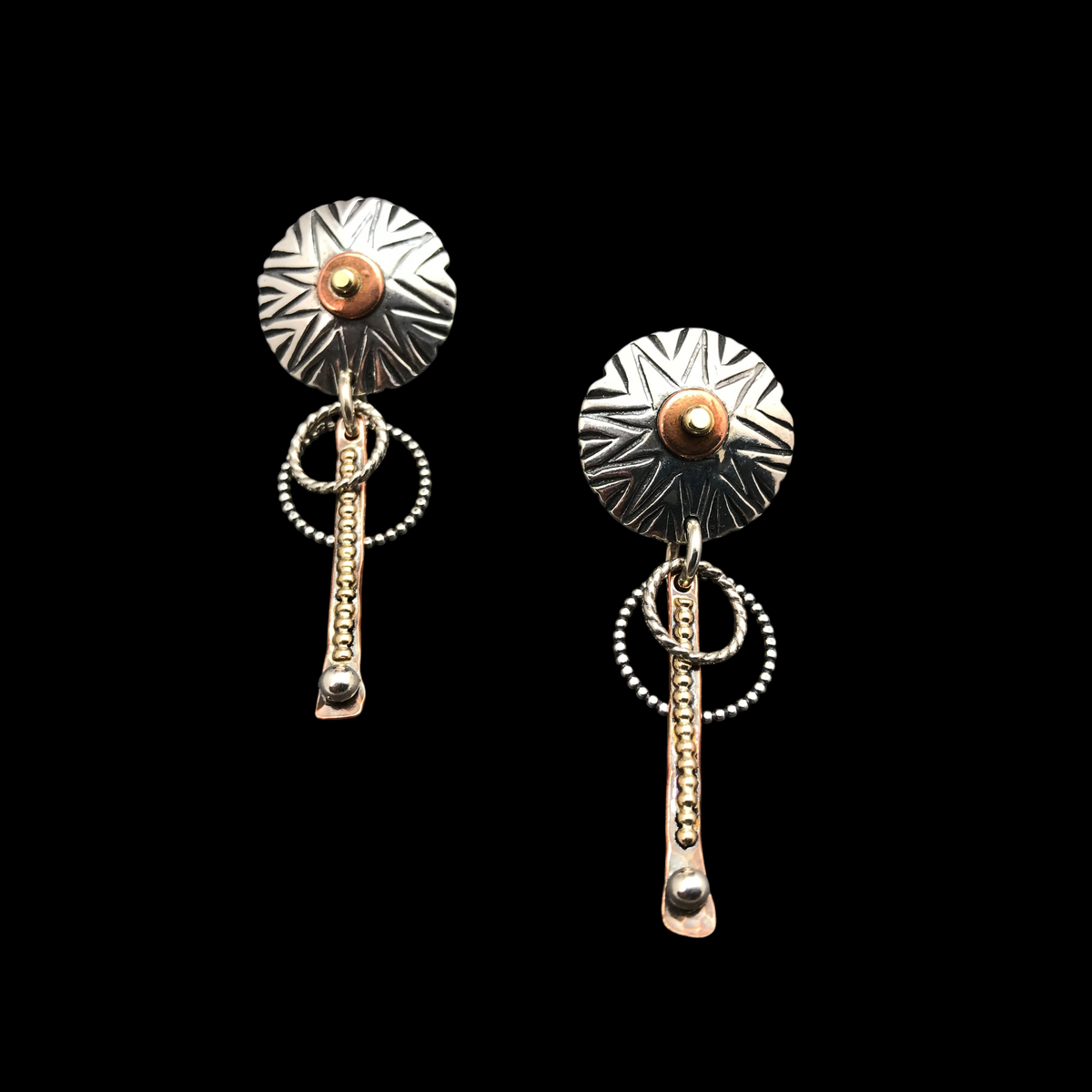 Starburst Concho Earrings