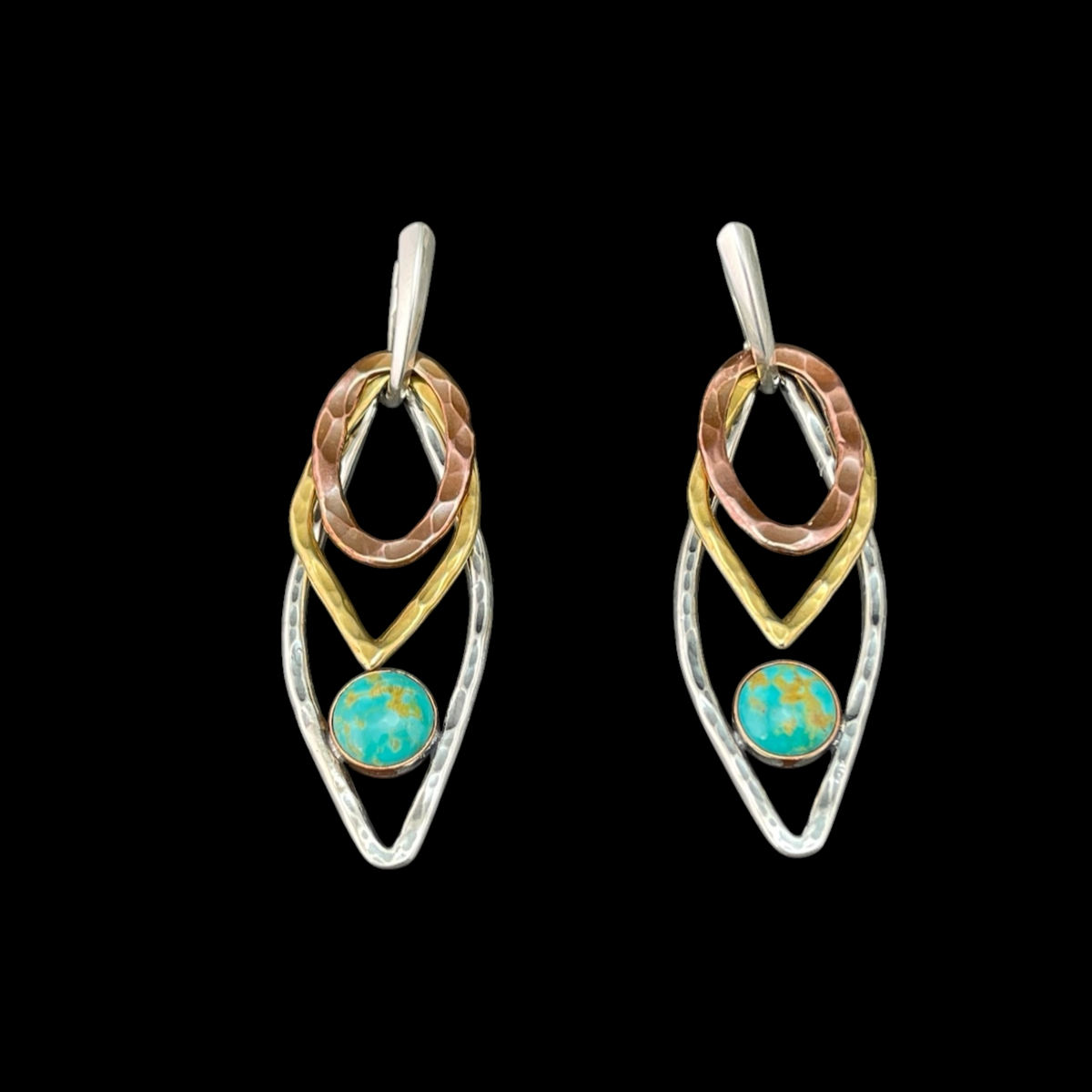 Stone Trilogy Earrings
